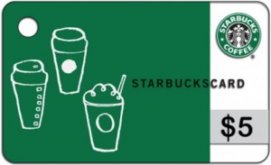 Starbucks Gift Card